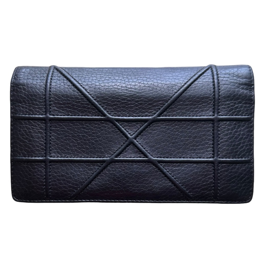 207-24 Christian Dior Diorama Bifold Long Wallet - Picture 2 of 15